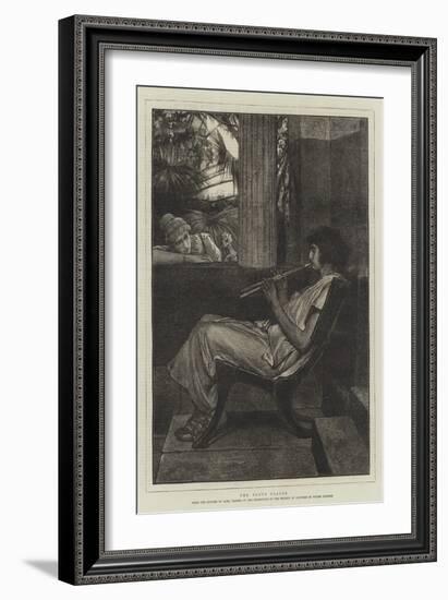 The Flute Player-Sir Lawrence Alma-Tadema-Framed Giclee Print