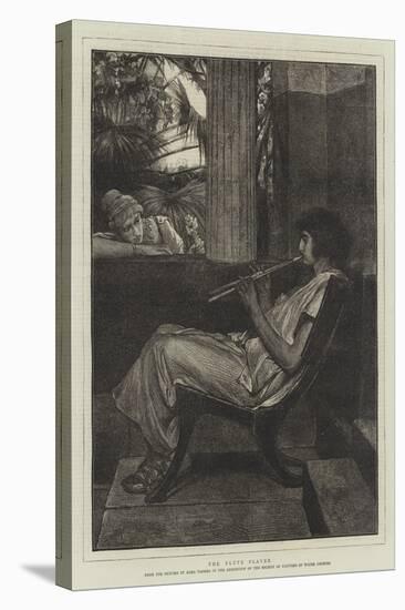 The Flute Player-Sir Lawrence Alma-Tadema-Stretched Canvas