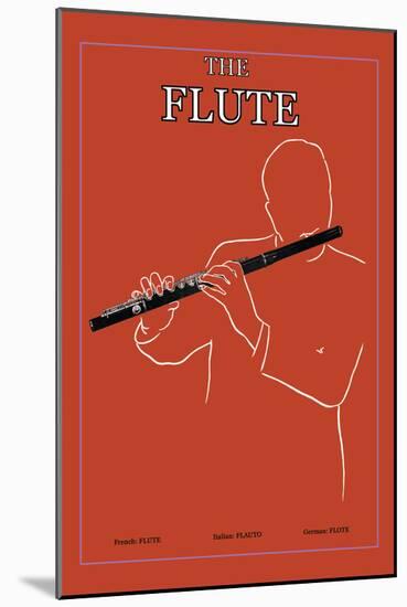 The Flute-null-Mounted Art Print