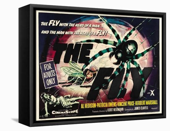 The Fly, 1958, Directed by Kurt Neumann-null-Framed Stretched Canvas
