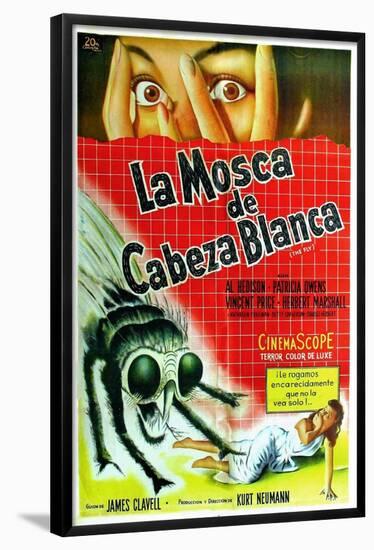 The Fly, Argentine Movie Poster, 1958-null-Framed Poster