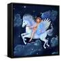 The Fly-Away-Horse-Judy Mastrangelo-Framed Stretched Canvas