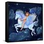 The Fly-Away-Horse-Judy Mastrangelo-Framed Stretched Canvas