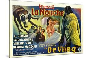 The Fly, Belgian Movie Poster, 1958-null-Stretched Canvas