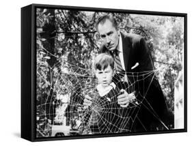 The Fly, Charles Herbert, Vincent Price, 1958, Spider Web-null-Framed Stretched Canvas
