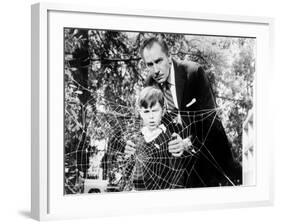 The Fly, Charles Herbert, Vincent Price, 1958, Spider Web-null-Framed Photo