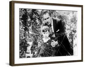 The Fly, Charles Herbert, Vincent Price, 1958, Spider Web-null-Framed Photo