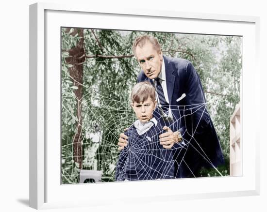 The Fly, Charles Herbert, Vincent Price, 1958-null-Framed Photo