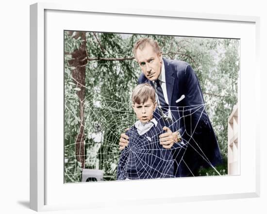 The Fly, Charles Herbert, Vincent Price, 1958-null-Framed Photo