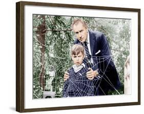 The Fly, Charles Herbert, Vincent Price, 1958-null-Framed Photo