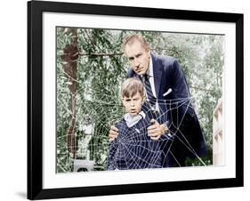 The Fly, Charles Herbert, Vincent Price, 1958-null-Framed Photo