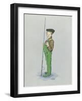 The Fly Fisherman-Simon Dyer-Framed Premium Giclee Print