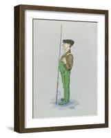 The Fly Fisherman-Simon Dyer-Framed Premium Giclee Print