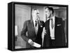 The Fly, from Left, Herbert Marshall, Vincent Price, 1958-null-Framed Stretched Canvas