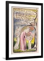 The Fly', Plate 37 from 'Songs of Innocence and of Experience' [Bentley 40] C.1789-94-William Blake-Framed Giclee Print