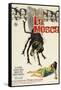 The Fly, Spanish Movie Poster, 1958-null-Framed Stretched Canvas