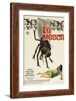 The Fly, Spanish Movie Poster, 1958-null-Framed Art Print