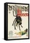 The Fly, Spanish Movie Poster, 1958-null-Framed Stretched Canvas