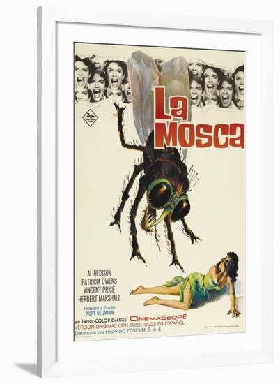 The Fly, Spanish Movie Poster, 1958-null-Framed Art Print