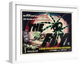 The Fly, UK Movie Poster, 1958-null-Framed Art Print