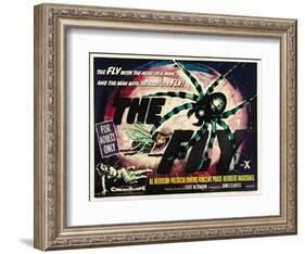 The Fly, UK Movie Poster, 1958-null-Framed Art Print