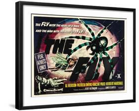 The Fly, UK Movie Poster, 1958-null-Framed Art Print