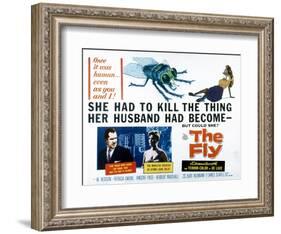 The Fly, Vincent Price, Patricia Owens, 1958-null-Framed Art Print