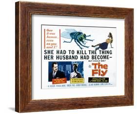 The Fly, Vincent Price, Patricia Owens, 1958-null-Framed Art Print