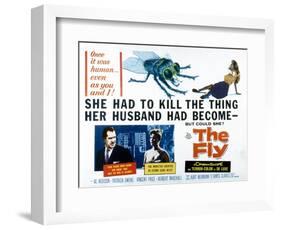 The Fly, Vincent Price, Patricia Owens, 1958-null-Framed Art Print