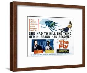 The Fly, Vincent Price, Patricia Owens, 1958-null-Framed Art Print