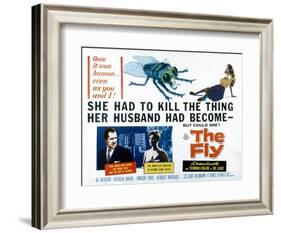 The Fly, Vincent Price, Patricia Owens, 1958-null-Framed Art Print