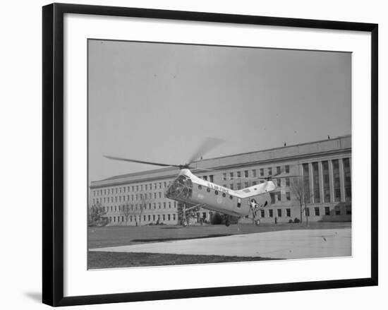 The Flying Banana Taking off from the Pentagon-null-Framed Photographic Print