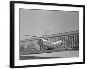 The Flying Banana Taking off from the Pentagon-null-Framed Photographic Print