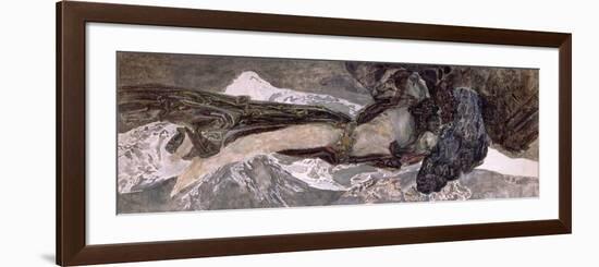 The Flying Demon, 1899-Mikhail Aleksandrovich Vrubel-Framed Premium Giclee Print
