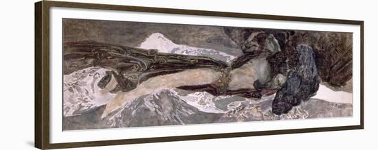 The Flying Demon, 1899-Mikhail Aleksandrovich Vrubel-Framed Premium Giclee Print