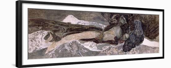 The Flying Demon, 1899-Mikhail Aleksandrovich Vrubel-Framed Premium Giclee Print