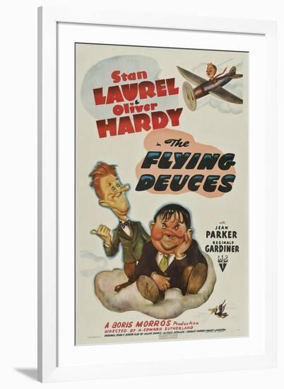 The Flying Deuces, Stan Laurel, Oliver Hardy, 1939-null-Framed Photo