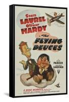 The Flying Deuces, Stan Laurel, Oliver Hardy, 1939-null-Framed Stretched Canvas