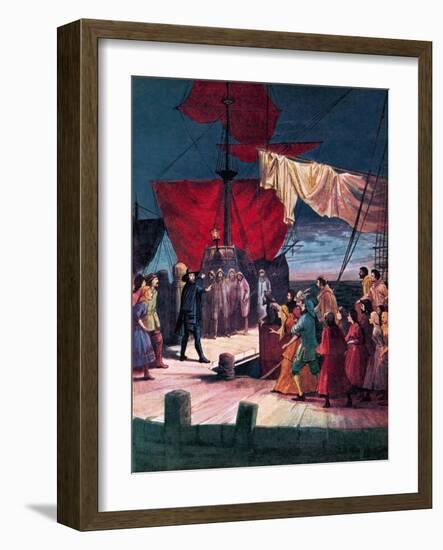 The Flying Dutchman-Ralph Bruce-Framed Giclee Print