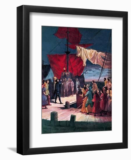 The Flying Dutchman-Ralph Bruce-Framed Premium Giclee Print