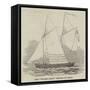 The Flying Fish'S Pinnace in Chase-null-Framed Stretched Canvas