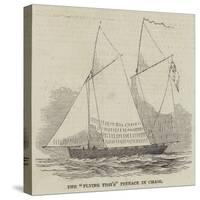 The Flying Fish'S Pinnace in Chase-null-Stretched Canvas