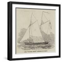 The Flying Fish'S Pinnace in Chase-null-Framed Giclee Print