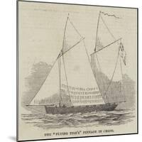 The Flying Fish'S Pinnace in Chase-null-Mounted Giclee Print