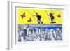 The flying girls-Anne Storno-Framed Giclee Print