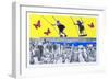 The flying girls-Anne Storno-Framed Giclee Print