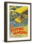 The Flying Marine-null-Framed Art Print