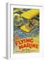 The Flying Marine-null-Framed Art Print