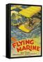 The Flying Marine-null-Framed Stretched Canvas