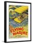 The Flying Marine-null-Framed Art Print
